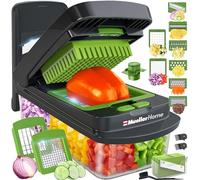 MUELLER HOME Pro-Series 10-in-1 Vegetable Chopper with Container, 8 Blade