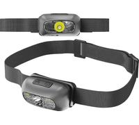 Müller-Licht Headlamp Clear Vision in The Dark, 80 m Lighting Distance, Multifunctional: 100%, 50%, Red Light, Red Light Flash with Practical Hand Sensor, USB Port