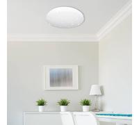 Müller-Licht LED ceiling light Reva Star, Ø 50 cm, white, plastic