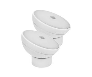 Müller-Licht LED night light Nova, sensor, white, plastic, 2-pack