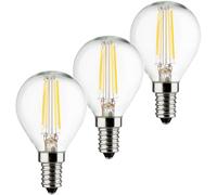 Müller-Licht Teardrop LED bulb E14 4W 2,700K Filament set of 3