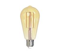 Müller-Licht Retro LED ST64 Bulb Shape E27 Screw Bulb, Filament Gold Bulbs, 7 W Replaces 51 W, Nostalgic Warm White Light (2000 K) for a Cosy ambience, 650 lm, dimmable, 15000 h Service Life