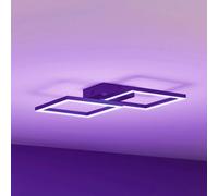 Müller Licht tint LED ceiling light Cano, RGB, CCT, black