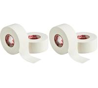 Mueller MTape Zinc Oxide Sports Tape - White - 2.5cm x 9.1m Roll - Cotton Athletic Strapping Tape for Support, Compression & Joint Immobilisation - Water Resistant - Sports Medicine & Physio Use