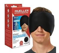 Mueller Sports Medicine EZ Relief Migraine Cap, for Men and Women, One Size Fits Most, Warms/Cools, Helps Reduce Pain Associated with Headaches, Migraines, and Facial Tension, Black