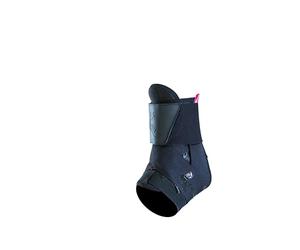MUELLER The One Premium Ankle Brace - Size Medium Lightweight Adjustable Support for Men and Women - for Sprains Strains and Arthritis - Speed Lacing System - Breathable Nylon Boot - Black