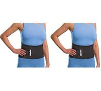 Mueller Waist and Back Support Belt - Adjustable Lumbar Brace for Lower Back Pain Relief - Wraparound Compression Support for Weak Sore Injured Backs - Breathable Mesh - One Size Fits Most Adults