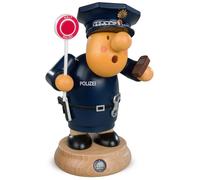 Müllerchen® Policeman 12X16Cm New Smoker Smoking Figure Law Enforcer