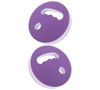 MUELODSIC 1 Pair Eva Foam Handheld Swim Discs Water Aerobic Resistance Training Equipment for Pool Arthritis Exercise and Swimming Workout Adults