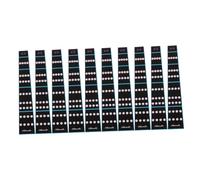 MUELODSIC 10 Pcs Violin Intonation Stickers Black Fingerboard Marker Labels for Beginners Practice Violin Accessories Hand Position Learning Efficiency