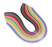 MUELODSIC 1000pcs Quilling Paper Strips Wide Multi Color Kit for DIY Arts and Crafts Scrapbooking Card Making and Photo Frame Decoration Vibrant Colors for All Ages Creativity