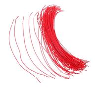MUELODSIC 100pcs Insulated Circuit Wire Battery Connection Leads for Electronics Lab Physics Experiments Flexible Heat Resistant Electrical Cable