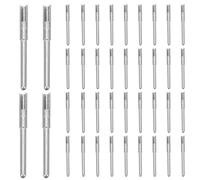 MUELODSIC 100pcs Nickel-plated Heavy-duty Copper Pin Terminals for Lead Wires Conductive Electrical Connectors with Precision Engineering for Automotive Communication and Industrial
