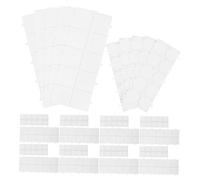 MUELODSIC 100pcs No Trace Double-sided Tape Glue Tape Wall Safe Nano Adhesive White Acrylic