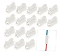 MUELODSIC 100pcs Push in Wire Connector Quick Electrical Terminal Block for Wiring Tool Out Self Locking Cable Connectors for Home Appliances Lighting Automotive and Machinery