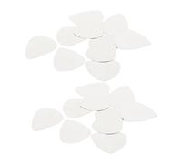 MUELODSIC 100pcs Stainless Steel Guitar Picks for Acoustic Electric Guitars Silver Metal Plectrums with Smooth Edge Bass Finger Picks for Rock Jazz Country Music Styles