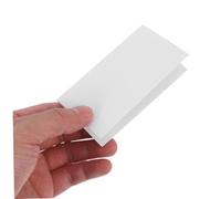 MUELODSIC 100pcs White Guest Name Place Cards Folded Tent Seating Cards for Weddings Birthdays Anniversaries Party Table Decorations and Invitations