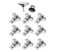 MUELODSIC 10Pcs Adjustable Jean Buttons Waistband Expander Snap I Shape Metal Pants Accessory No Tools Needed Easy Install for Adults Detachable Waist Tightener