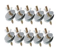 MUELODSIC 10pcs Birdcage Screws Metal Fixing Screw Kit for Bird Cage Stand Hamster Springboard Fixing Accessories