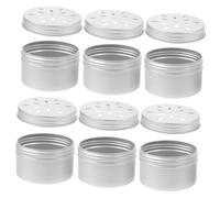 MUELODSIC 10Pcs Dog Scent Training Case Aluminum Container with Petal Lid for Canine Odor Detection and Sniff Work Dog Nose Training Tool for Search and Fun Scent Games