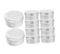 MUELODSIC 10pcs Dog Scent Training Tins Aluminum Storage Containers with Screw Lids for Canine Scentwork and Agility Training Practical Nose Work Equipment for Puppy and Working Dogs