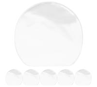 MUELODSIC 10pcs Double-sided Transparent Table Tennis Paddle Protective Film Thick Adhesive Racket Protection Film Scratch-resistant Cover for Pong Rackets