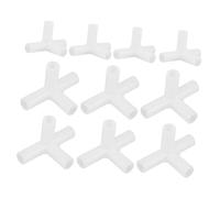 MUELODSIC 10pcs Durable Plastic Tent Pole Connectors Right Angle Elbow Replacement Spare Parts for Camping Photography Studio and Box Frame Repairs