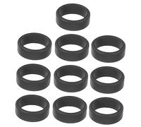 MUELODSIC 10pcs Elastic Silicone Rings for Men Flexible Breathable Sports Rings with Ergonomic Design Soft Skin Safe Wedding Bands Resistant to Scratches for Swimming and Workout