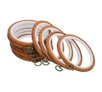 MUELODSIC 10PCS Embroidery Hoops Round Cross Stitch Frames for DIY Handicraft Sewing Portable Display Rings with Enhanced Depth for Multiple Projects Go Crafting