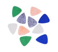 MUELODSIC 10pcs Felt Picks Guitar Plectrums for Ukulele and Acoustic Guitar Soft Felt Material Plectrums for Beginners and Professionals