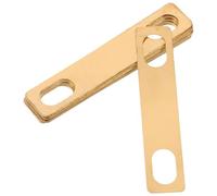 MUELODSIC 10pcs Guitar Neck Plate Brass Shims Set 0.2mm 0.5mm 1mm Thickness Heightening Gasket for Electric Bass and Acoustic Guitar Neck Repair Adjustment