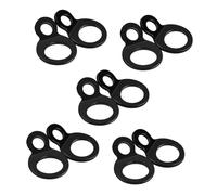 MUELODSIC 10pcs Heavy Duty Tie Down Anchor Hooks for Trailers Trucks Bicycles Off-road Vehicles Multi-purpose Strapping Rings Resistant to Damage for Long-term Use
