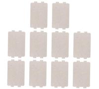 MUELODSIC 10Pcs High Temperature Resistant Waveguide Mica Plates for Microwave Oven Repair Insulating Mica with Heat Resistance for Home Appliance Maintenance