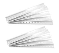 MUELODSIC 10pcs Long Aluminum Din Rail Mounting Guide for Electrical Panel Installation National Standard Aluminum Material Rail Kit for Circuit Safety and Robust Electrical Mounting