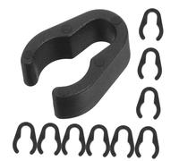 MUELODSIC 10pcs Plastic Microphone Cable Holder Clips Mic Cable Organizers for Secure Management Fits Mic Stands for Home Stage and Recording Use