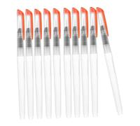 MUELODSIC 10PCS Refillable Watercolor Brush Pens Set with Nylon Tips Durable Plastic Barrel for Beginners and Artists Easy Flow Control Water Pens for Watercolour Painting Calligraphy