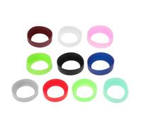 MUELODSIC 10pcs Silicone Bottle Boots Set for 6.5-7cm Diameter Cups, Multi-color Insulating Glass Cup Bottom Covers, Non-slip Water Bottle Sleeve for Travel and Home Use