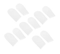 MUELODSIC 10Pcs Silicone Protective Covers for Clothes Hangers, Non-Slip End Cap Protectors for 3-3.6Cm Wide Hanger Hooks, Anti-Skid Grip Covers Suitable for Home and Retail Use