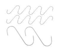 MUELODSIC 10pcs Stainless Steel Beef Hook Hangers Sausage Hooks Silver
