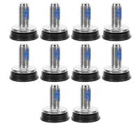 MUELODSIC 10pcs Steel Bicycle Crank Arm Bolts for Mountain Bike Bottom Bracket, Cycling Replacement Screws Compatible with Cranksets, Sturdy Bike Accessory for Repair and Maintenance