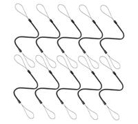 MUELODSIC 10pcs Stylus Pen Spring Cord Loss Rope for Tablets and Stylus Outdoor Activities Use Heavy Duty Ten Plastic Material Pen Holder Strap Dropping Rope Spring Lanyard Hook