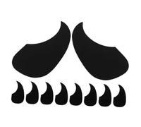 MUELODSIC 10pcs Waterdrop Acoustic Guitar Pick Guards Plastic Scratch-resistant Adhesive Protector Plates Tailored Fit for Home and Stage Use