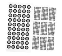 MUELODSIC 12 Sheets Scanning Reflective Film Marker Points High Reflective Dots for Optical Tracking Accurate Positioning Reference in Office Education Design Use