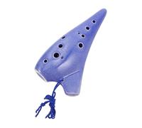 MUELODSIC 12hole Alto C Ceramic Ocarina Music Instrument for Boy Girl Students Beginners Chinese Wind Instrument Storage Bag Musical Ocarina Flute for Boys and Girls and Adults