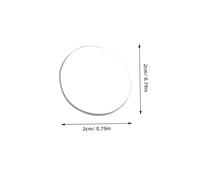 MUELODSIC 12Pcs Clear Glass Table Spacers Anti-slip Bumpers Pads for Furniture Protection PP Material Shockproof Gaskets for Glass Countertops and Cabinets