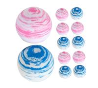 MUELODSIC 12pcs EVA Foam Golf Balls with Vibrant Galaxy Design Lightweight Soft Training Balls for Indoor Golf Practice and Safe Pet Play Multipurpose