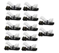 MUELODSIC 12pcs Pin Wire Connectors Compact Wiring Terminal Blocks No Peeling Required Push-fit Design for Single-core and Multi-core Wire Safe Electrical Splicing Kit