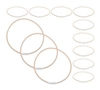 MUELODSIC 12pcs Shockproof Microphone Stand Rope Assorted Elastic Bands for Microphone Shocking Mount Rubber Ring Soft Elastic Band Replacement for Condenser Mic Vibration Absorbing