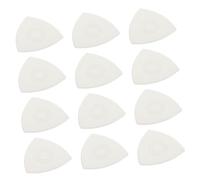 MUELODSIC 12pcs Transparent Nylon Guitar Picks Non-slip Grip for Yueqin Da Ruan Ukulele Replacement Instrument Accessories Professional Plectrums