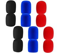 MUELODSIC 12pcs Windproof Mic Cover Handheld Microphone Mic Sponge Cover for Ktv Live Streaming Microphone Protector